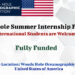 Woods Hole Summer Internship Program in USA for International Students (Fully Funded)