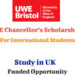UWE Chancellor’s Scholarships for International Students in United Kingdom