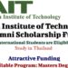 Asian Institute of Technology Alumni Scholarship Fund in Thailand for International Students