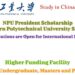 Applications Invited for NPU President Scholarship in China for Undergraduate, Masters & PhD Programs