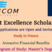 Carnot Excellence Scholarships in France for Master’s Degrees (Attractive Funding)