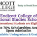 Endicott College of International Studies Scholarships for Undergraduate & Graduate Studies in South Korea