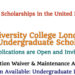 University College London Offers Global Undergraduate Scholarships in the UK