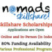 Nomads Skillshare Scholarships Program, Applications are Open