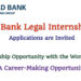 The World Bank Legal Internship Program, Applications are Invited