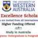University of Western Australia Global Excellence Scholarship for Undergraduate and Postgraduate Programs
