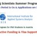 IIASA Young Scientists Summer Program 2024 in Austria (Funding & Visa Support)