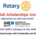 Rotary Club Scholarships Announced – Applications are Open and Invited (Full Scholarships)