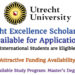 Utrecht University Offers Utrecht Excellence Scholarships for International Students in the Netherlands