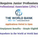 World Bank Requires Junior Professional Associates – Positions Everywhere in the World