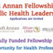 Kofi Annan Fellowship in Public Health Leadership (Fully Funded), Applications Invited