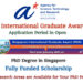 Singapore International Graduate Award (SINGA) – Your PhD in Singapore (Fully Funded)