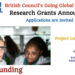 British Council’s Going Global Partnerships – Research Grants Announced
