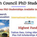 Research Council PhD Studentships (Numerous Available) in the UK – Highest Funding