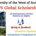 University of the West of Scotland Offers UWS Global Scholarships in Scotland