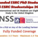 Fully Funded ESRC PhD Studentships (SENSS ESRC Studentships 2026-27) in the UK