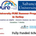 Sabanci University PURE Summer Program 2026 in Turkey (Fully Funded)
